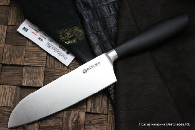 Нож кухонный Boker BK130830 Böker Core сантоку клинок 16.3 см, сталь X50CrMoV15