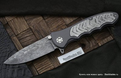 Нож Boker Leopard Damast III Collection (Клинок и рукоять дамаск) 110237DAM